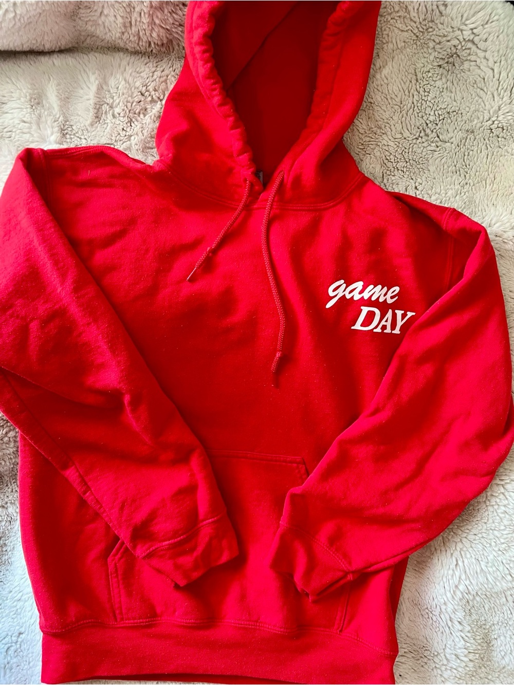 Game Day Red Hoodie Sweatshirt